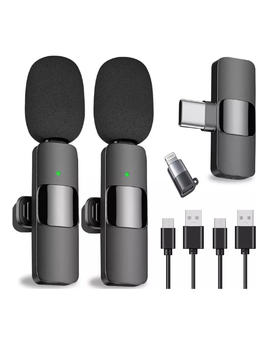 Foto 4 pulgar | Micrófono Lavalier Inalámbrico Bluetooth + Gratis Termo Güish De Regalo