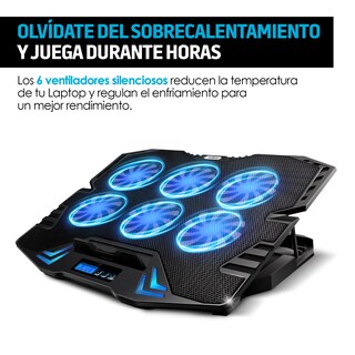 Foto 3 | Ventilador y Soporte para Laptop Redlemon de 6 Velocidades