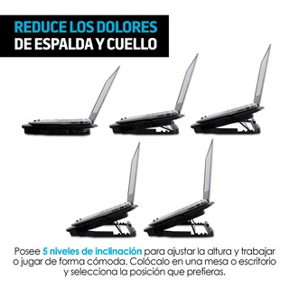 Foto 6 | Ventilador y Soporte para Laptop Redlemon de 6 Velocidades
