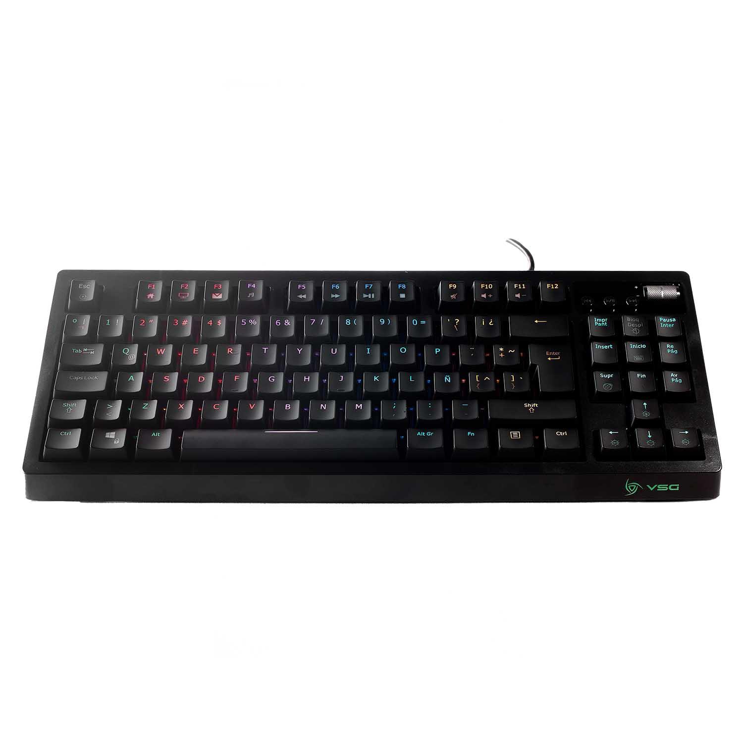 Foto 2 pulgar | Teclado Gamer Mecánico Vsg Quasar Negro Interruptor Outemu Blue