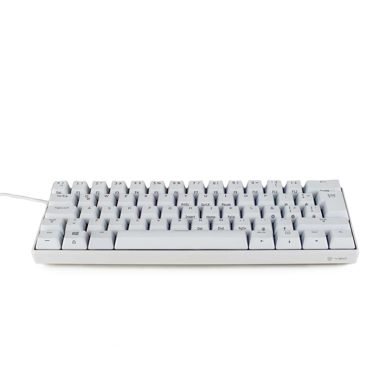 Foto 2 pulgar | Teclado Gamer Mecánico Vsg Mintaka Blanco Interruptor Kailh Blue