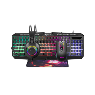 Foto 1 | Combo Gaming Xtrike Me Cmx-410 Sp Negro