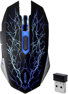 Foto 1 | Venta Internacional: Mouse De Juego Inalámbrico, Vegcoo C8 Silent Haga Clic En Mouse Recargable Inalámbrico Con