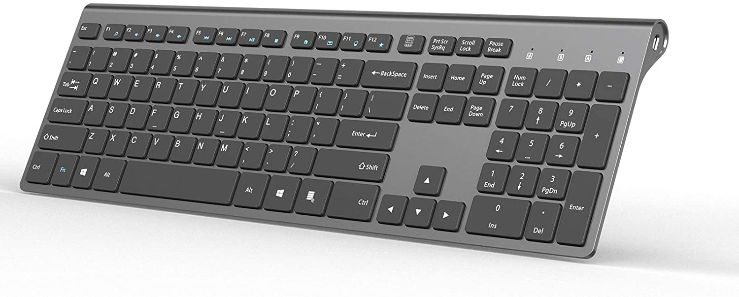 Foto 2 pulgar | Venta Internacional: Teclado Inalámbrico, J Joyaccess Tallado Completo Rechargable Contro Teclo Del Telavo Del A