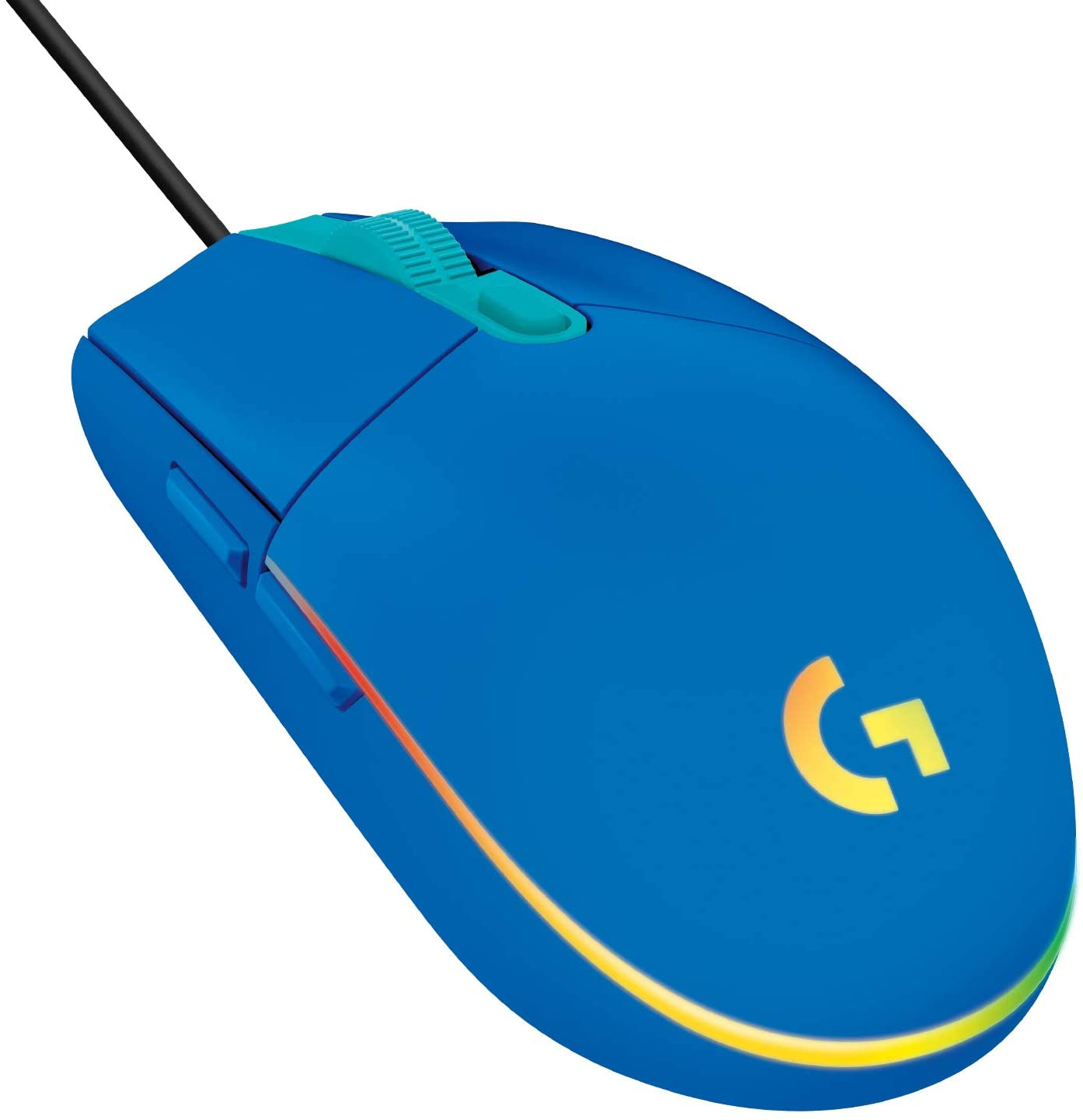 Venta Internacional - Logitech G203 Wired Gaming Mouse, 8,000 Dpi, Rainbow Optical Effect Lightsyc Rgb, 6 Botones