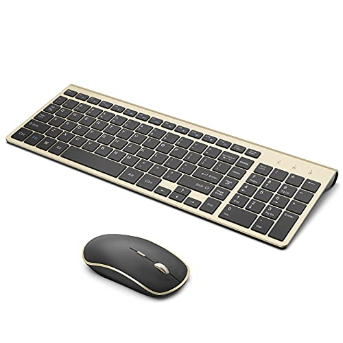 Foto 1 | Venta International: Teclado Inalámbrico, J Joyaccess 2.4g Tecillo Y Mouse De Computadora Inalámbricos Delgad