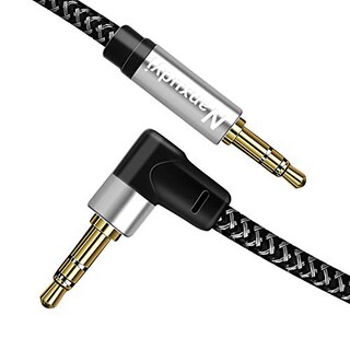 Foto 1 | Venta Internacional - Nanxudyj 90 Grados 3.5 Mm Cable De Audio Estéreo 12 Pies, Ángulo Recto Aux 3.5 Mm Cable