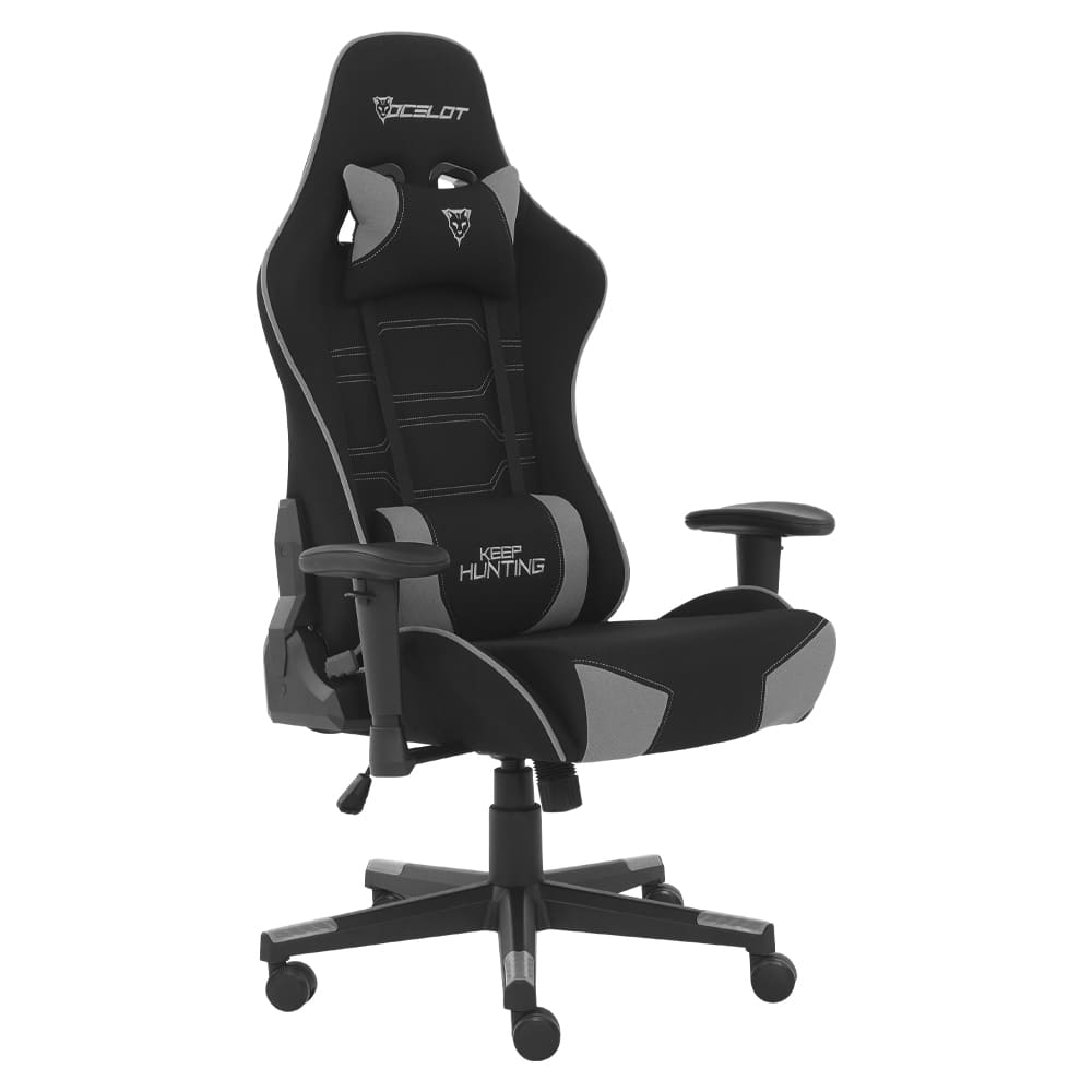 Foto 1 | Silla de Tela Ocelot Gaming Ost Black Mist Reclinable con Reposabrazos 2d