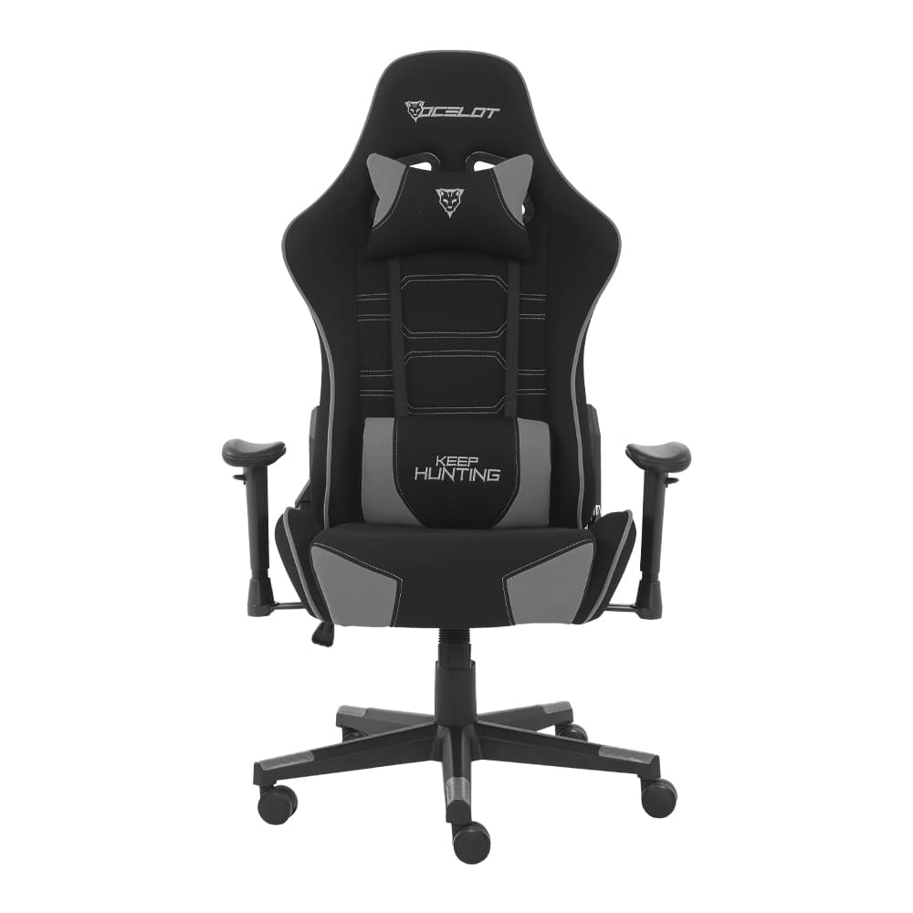 Foto 2 | Silla de Tela Ocelot Gaming Ost Black Mist Reclinable con Reposabrazos 2d