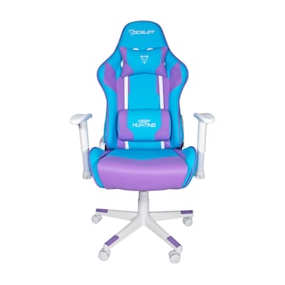Foto 2 | Silla de Vinipiel Ocelot Gaming Osa-06 Reclinable con Reposabrazos Azul
