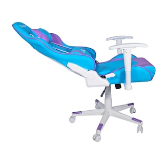 Foto 4 | Silla de Vinipiel Ocelot Gaming Osa-06 Reclinable con Reposabrazos Azul