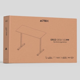 Foto 5 | Escritorio Electrico Acteck Ergo Desk 1 Ed717 Altura Ajustable 60kg Ac-937290 Color Negro
