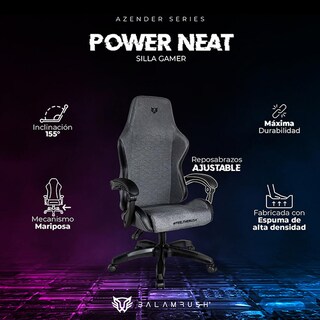 Foto 3 | Silla Gamer Balam Rush Power Neat Br-938242 Gris