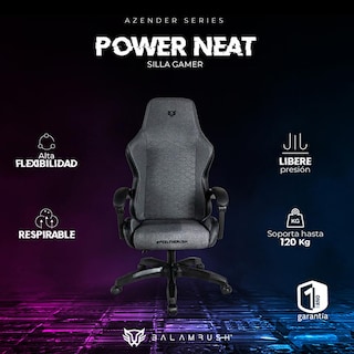 Foto 4 | Silla Gamer Balam Rush Power Neat Br-938242 Gris