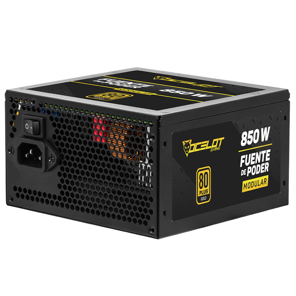 Foto 4 pulgar | Fuente de Poder Ocelot Gaming OPS850 de 850w ATX Modular 80+ Gold