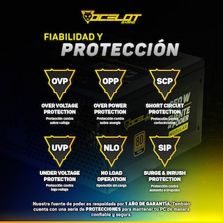 Foto 8 | Fuente de Poder Ocelot Gaming OPS850 de 850w ATX Modular 80+ Gold