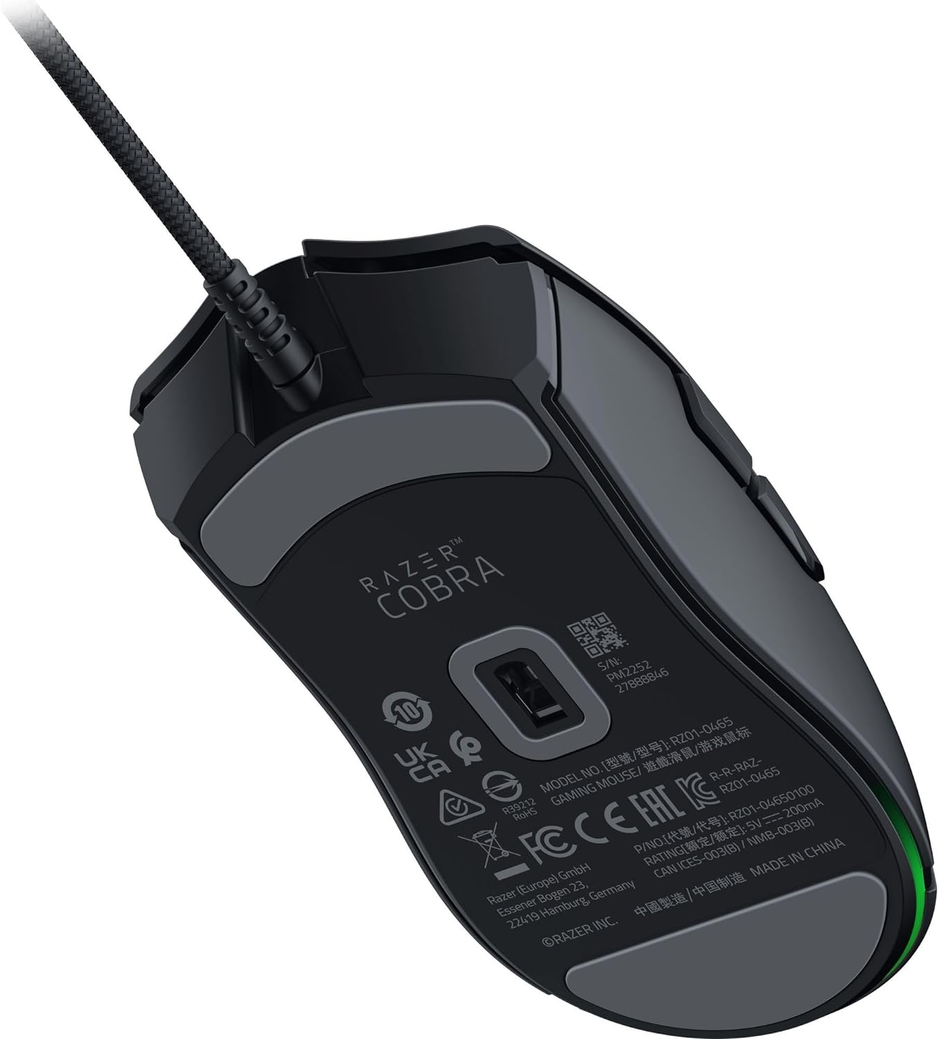 Foto 3 | Mouse Alámbrico Razer Cobra Customizable Negro