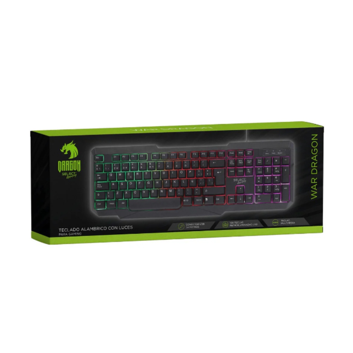 Foto 4 pulgar | Teclado Gaming  War Dragon Sg-t2 Select Sound