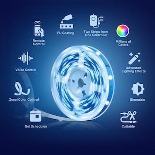 Foto 5 | Kit de Tiras LED RGB Inteligentes TP-Link 2 x 5 m