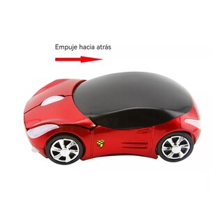Foto 2 | Ratón Inalámbrico 2,4 G Lab.G con Forma de Coche Deportivo Rojo