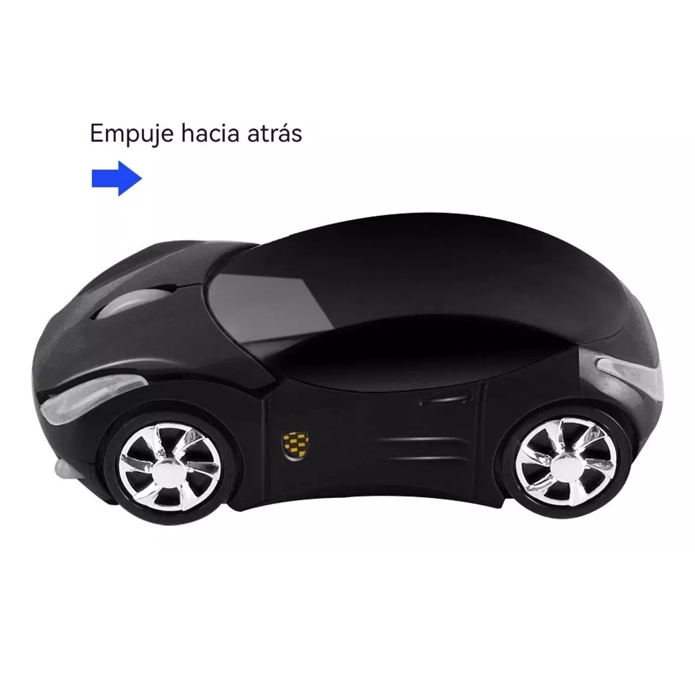 Foto 4 pulgar | Ratón Inalámbrico Lab.G con Forma de Coche Negro