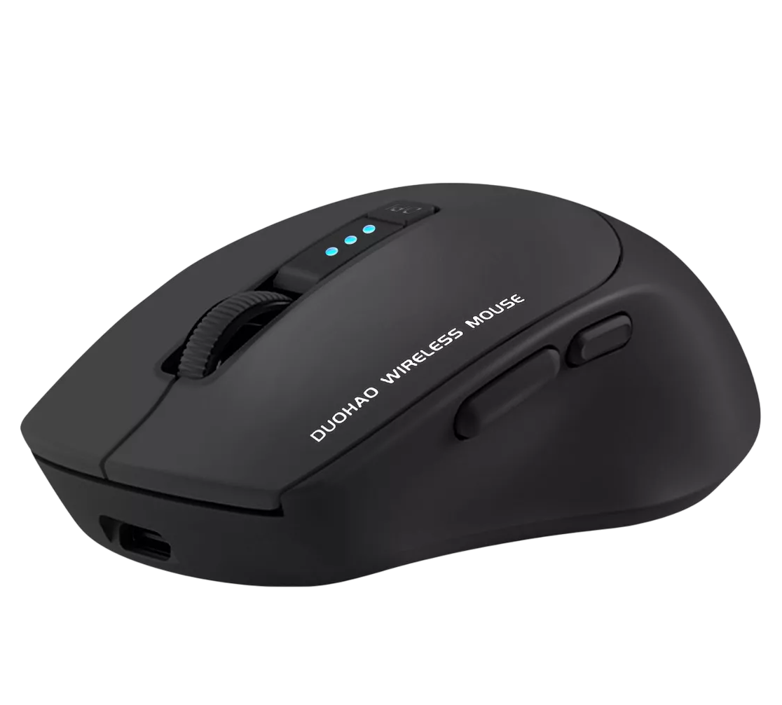 Mouse Inalámbrico Bluetooth Recargable Lab.G 2.4g 3modos Negro