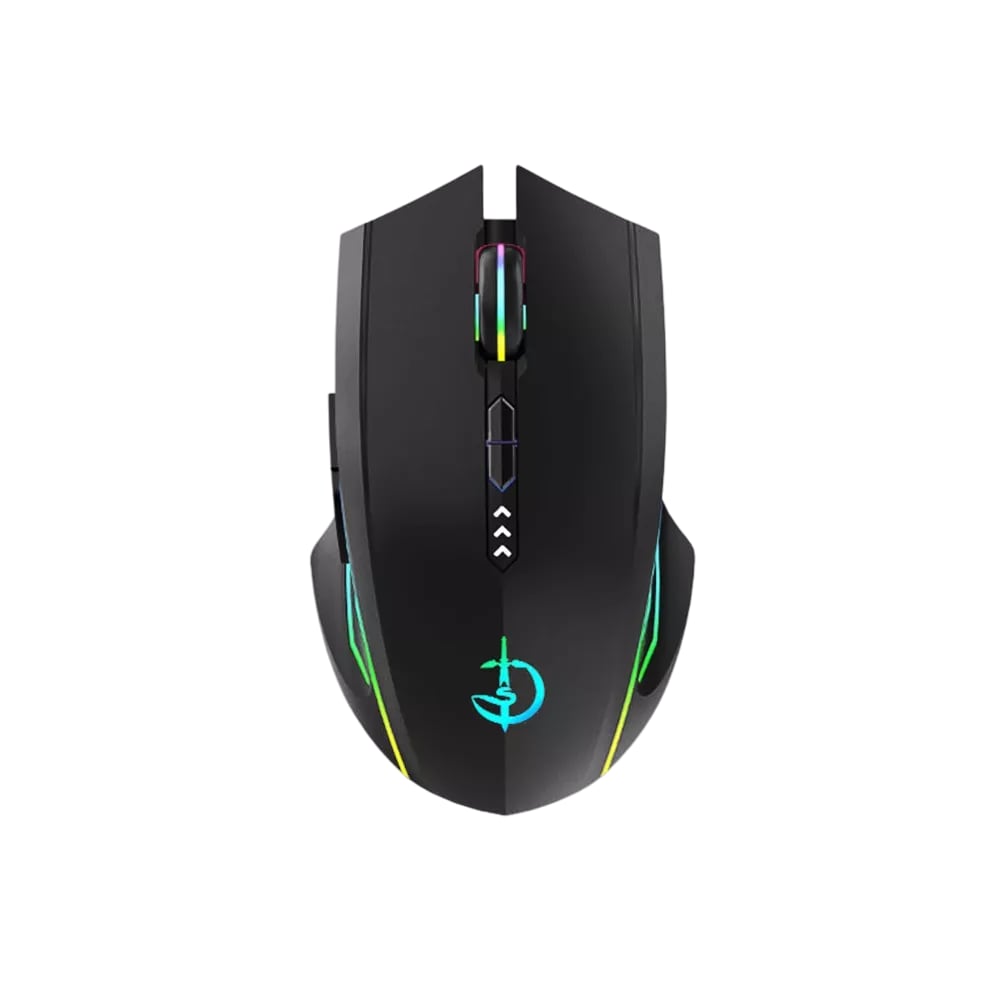 Mouse Inalámbrico Bluetooth Recargable Lab.G 2.4g 3modos Negro $616