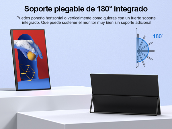 Foto 6 | Monitor Uperfect Umax 18.5 FHD IPS de 120 Hz con Altavoces Duales