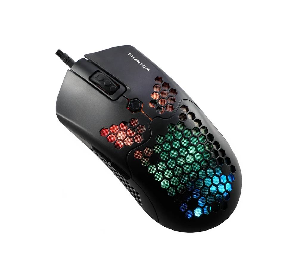 Foto 4 pulgar | Mouse Gamer Naceb Na-0954 Phantom 10000 Dpi Usb Negro