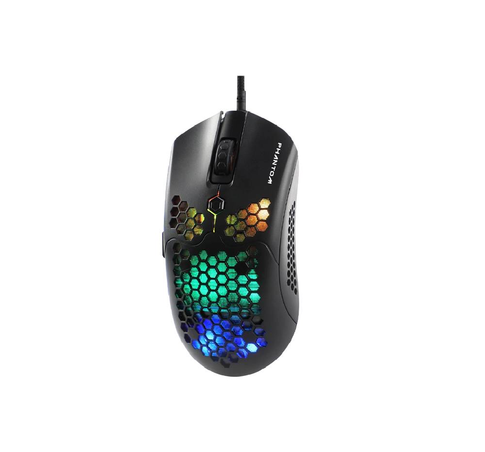 Foto 6 pulgar | Mouse Gamer Naceb Na-0954 Phantom 10000 Dpi Usb Negro