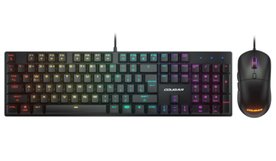 Foto 2 | Kit Gamer De Teclado Y Mouse Cougar Combat, Alámbrico, Usb, Negro (inglés) Rgb
