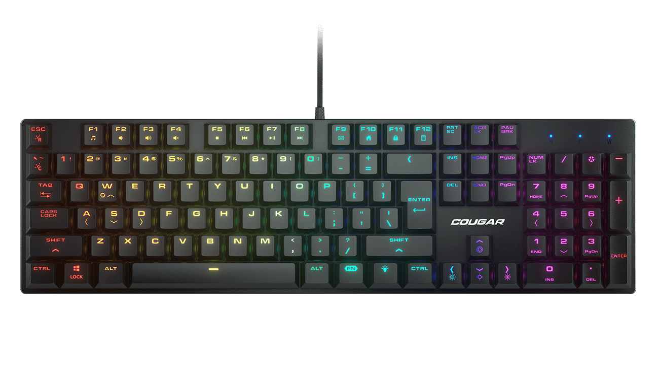 Foto 3 | Kit Gamer De Teclado Y Mouse Cougar Combat, Alámbrico, Usb, Negro (inglés) Rgb