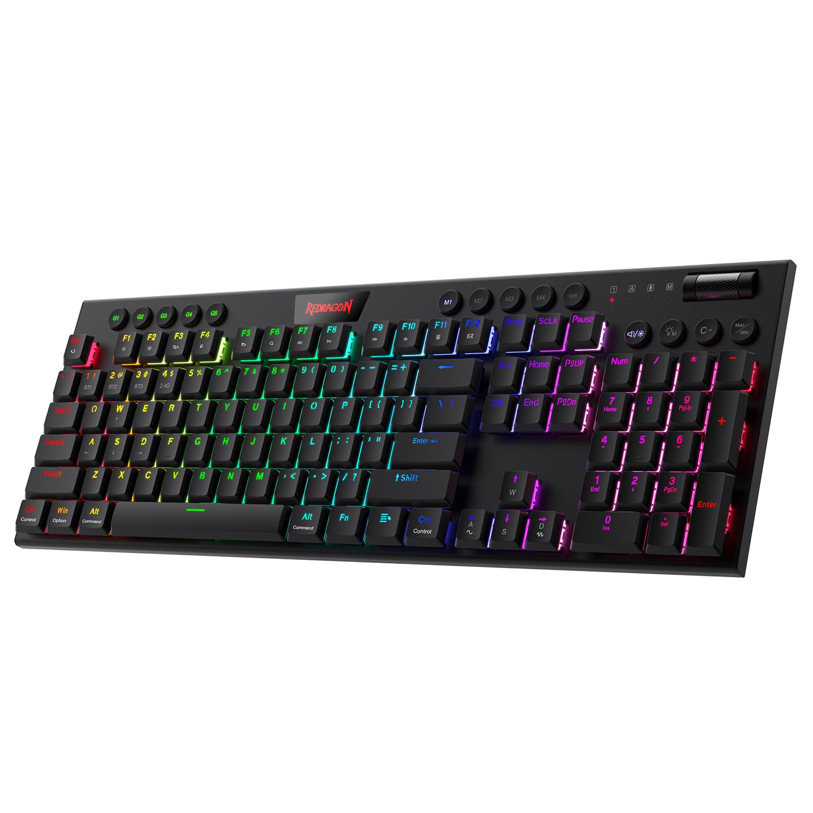 Foto 2 pulgar | Teclado Mecánico Rgb Inalámbrico Redragon K618 Pro - Venta Internacional.