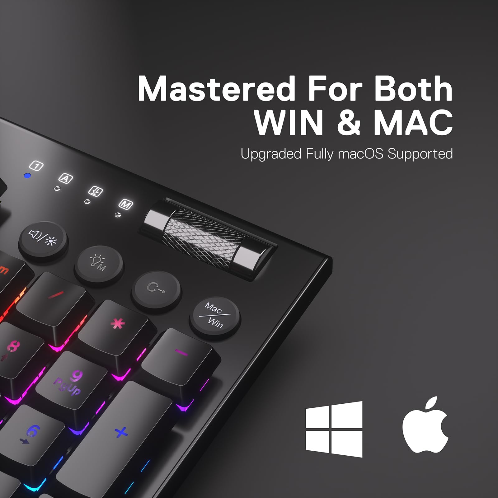 Foto 4 pulgar | Teclado Mecánico Rgb Inalámbrico Redragon K618 Pro - Venta Internacional.