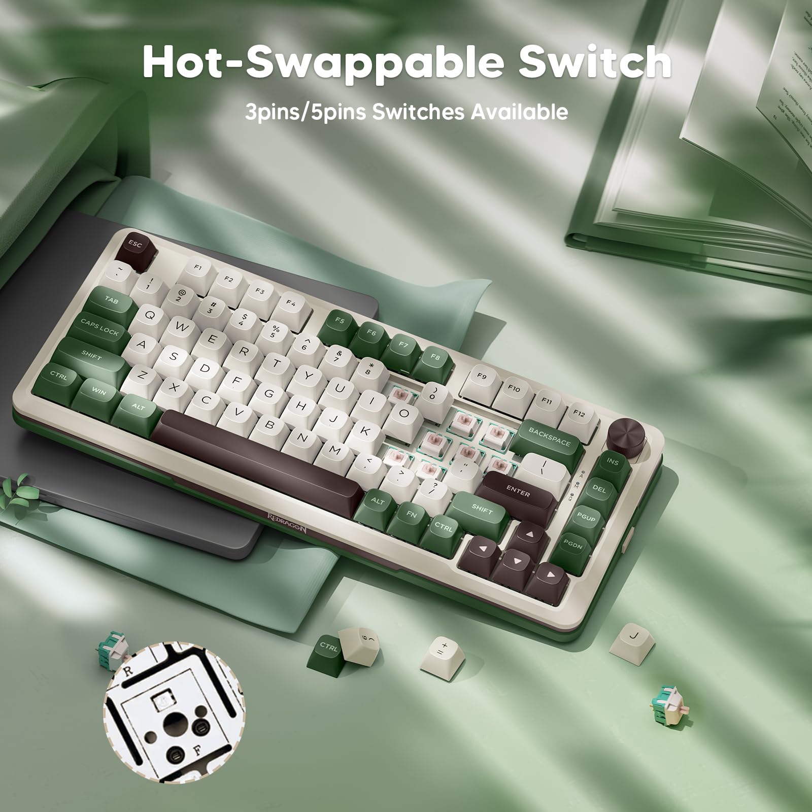 Foto 5 | Teclado Mecánico Inalámbrico Redragon K681 Pro Rgb 81 Teclas - Venta Internacional.