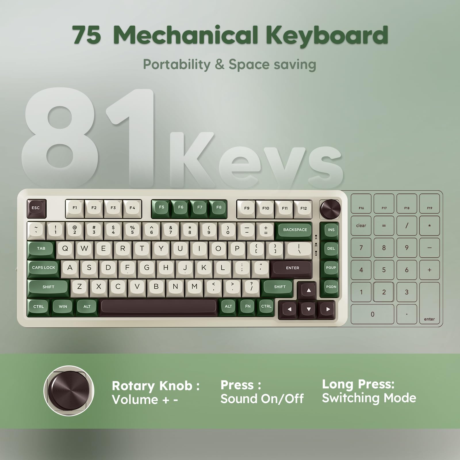 Foto 7 pulgar | Teclado Mecánico Inalámbrico Redragon K681 Pro Rgb 81 Teclas - Venta Internacional.