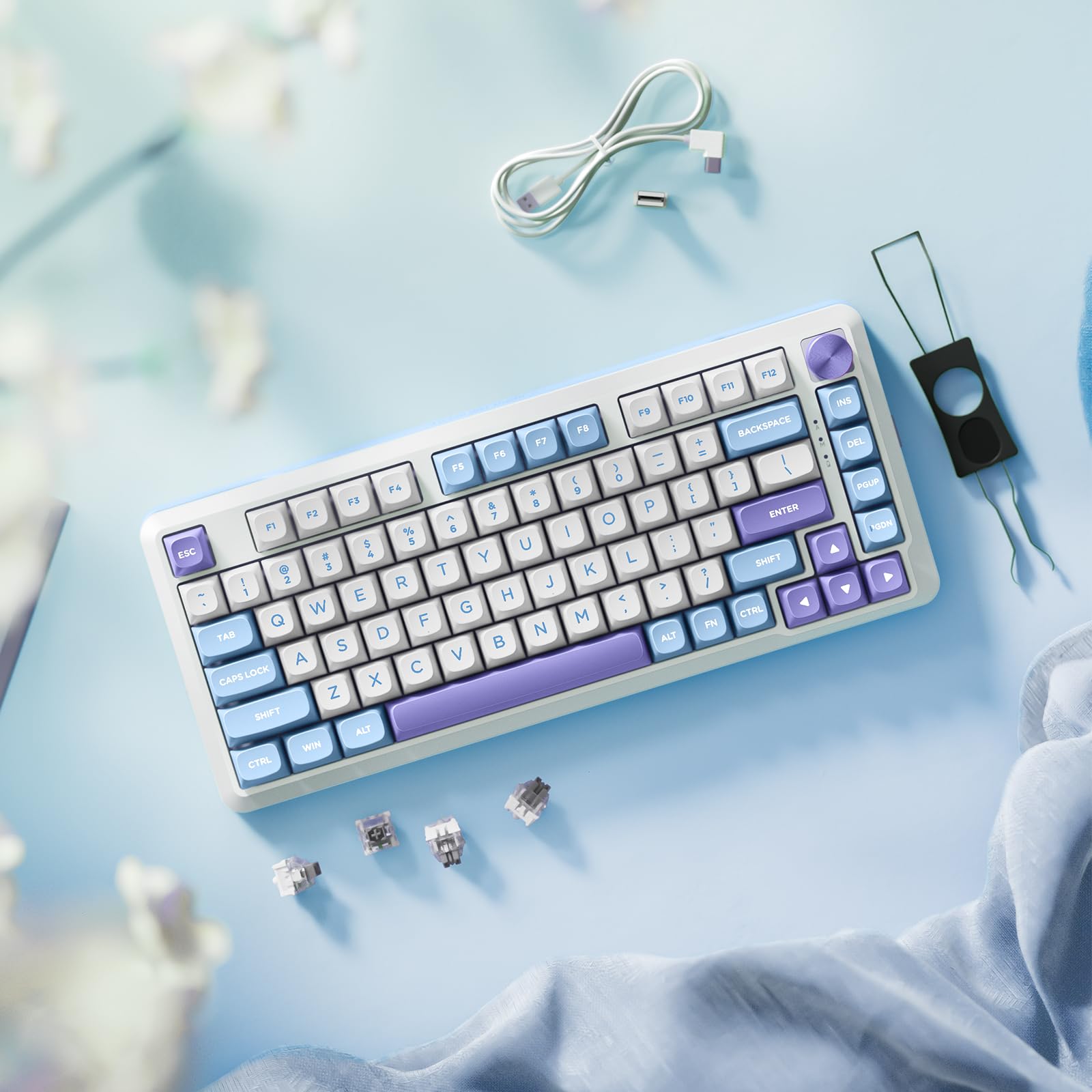 Foto 8 pulgar | Teclado Mecánico Inalámbrico Redragon K681 Rgb 81 Teclas - Venta Internacional.