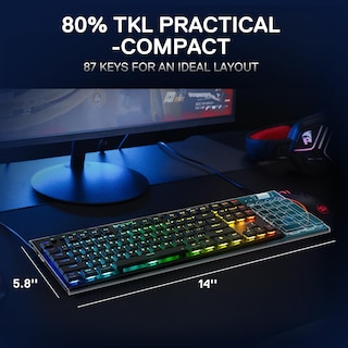 Foto 3 | Teclado Redragon K621 Horus Tkl Inalámbrico Rgb Mecánico - Venta Internacional