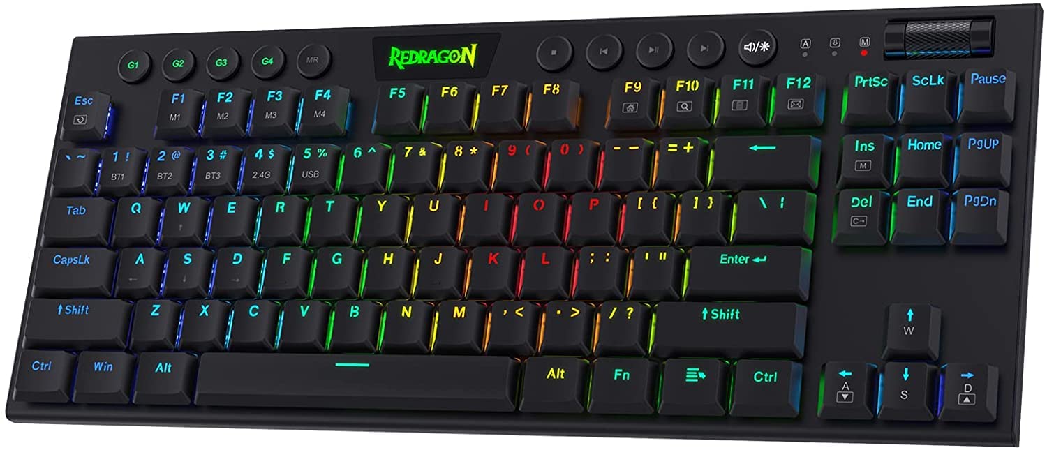 Foto 5 pulgar | Teclado Redragon K621 Horus Tkl Inalámbrico Rgb Mecánico - Venta Internacional