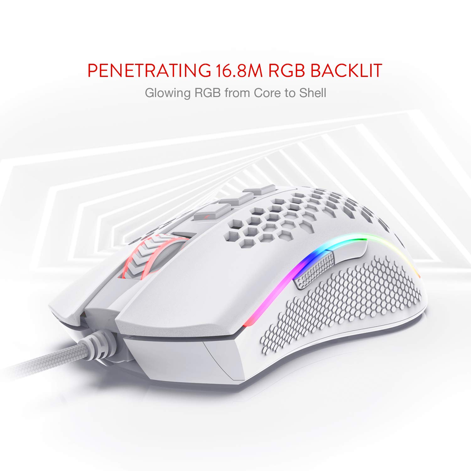 Foto 8 pulgar | Ratón Para Juegos Redragon M808 Storm Lightweight Rgb 85g - Venta Internacional.