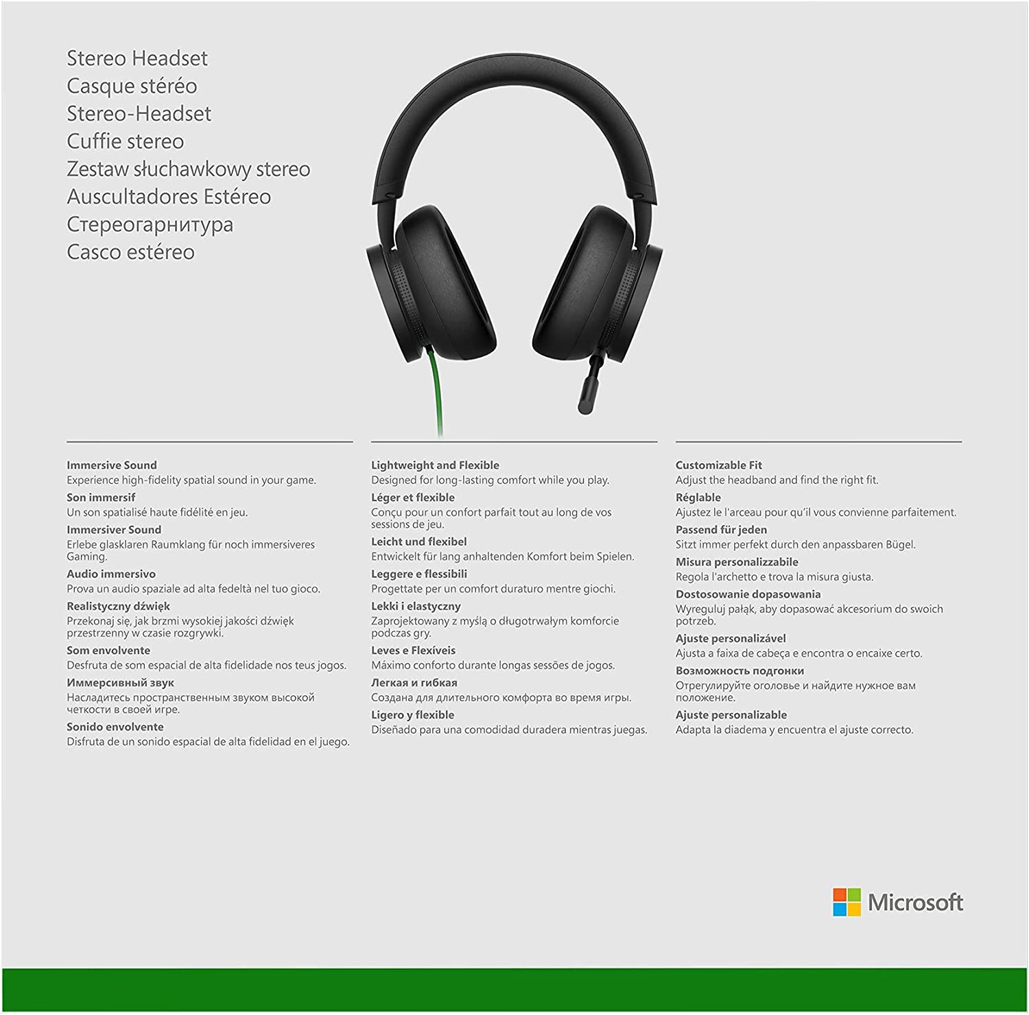Foto 8 pulgar | Auriculares Estéreo con Cable Xbox  - Venta Internacional