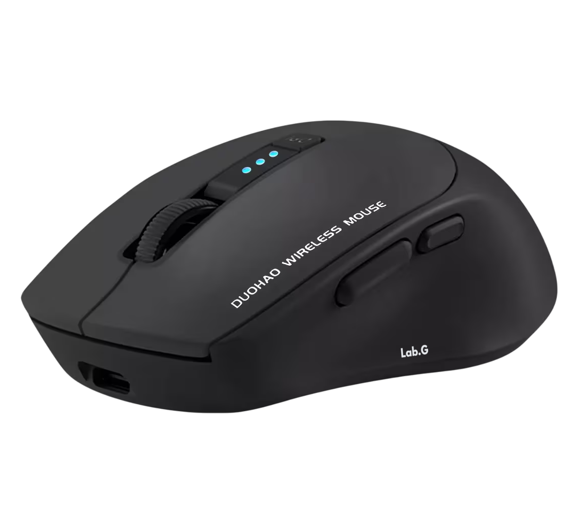 Foto 2 pulgar | Mouse Inalámbrico Lab.g Bluetooth Recargable Ergonomía 2.4g 3 Modos Negro