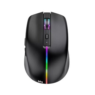 Foto 1 | Mouse Inalámbrico Bluetooth Recargable Ergonomía 2.4g 3modos Belug Negro