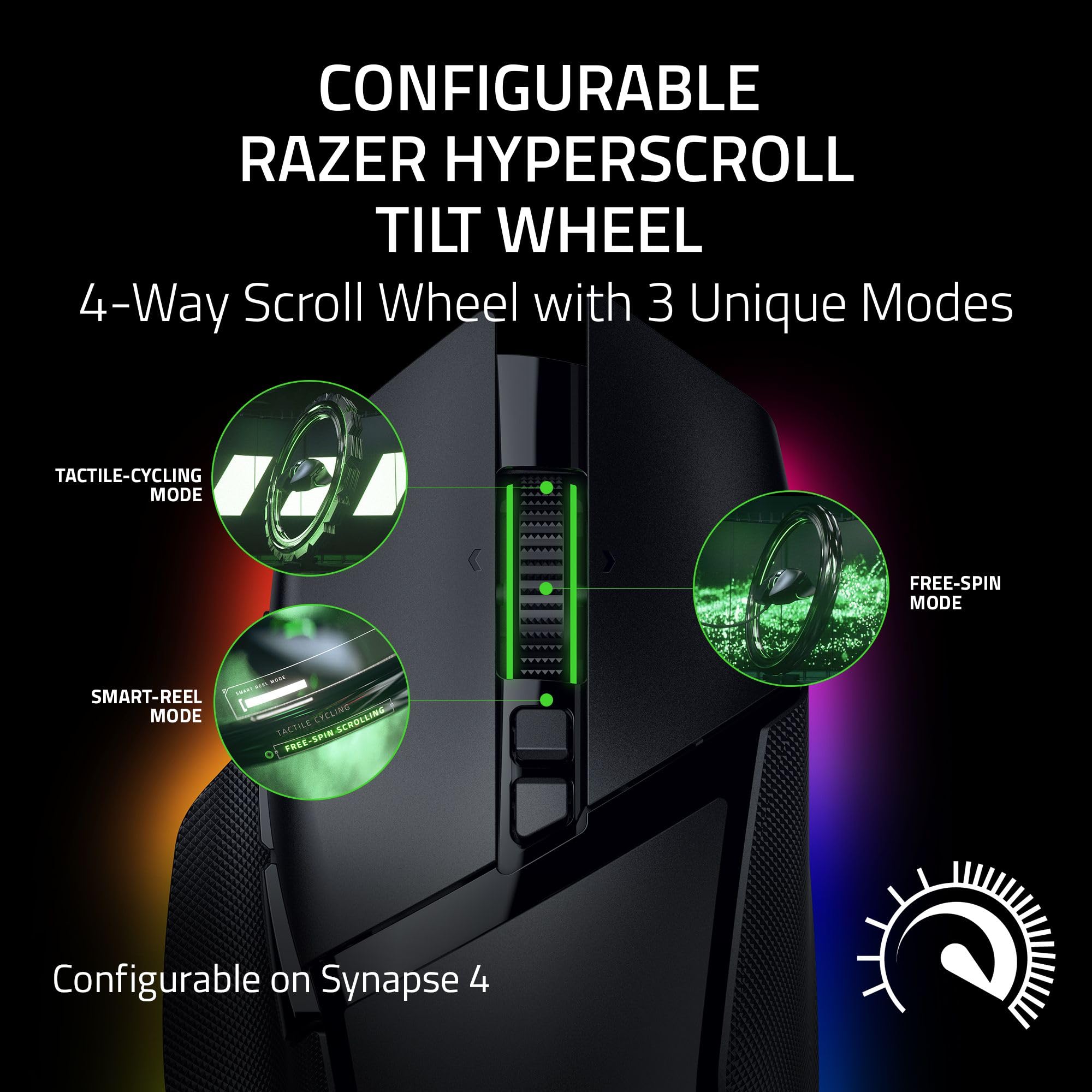 Foto 2 | Ratón Inalámbrico para Juegos Razer Basilisk V3 Pro 35k Dpi Negro - Venta Internacional
