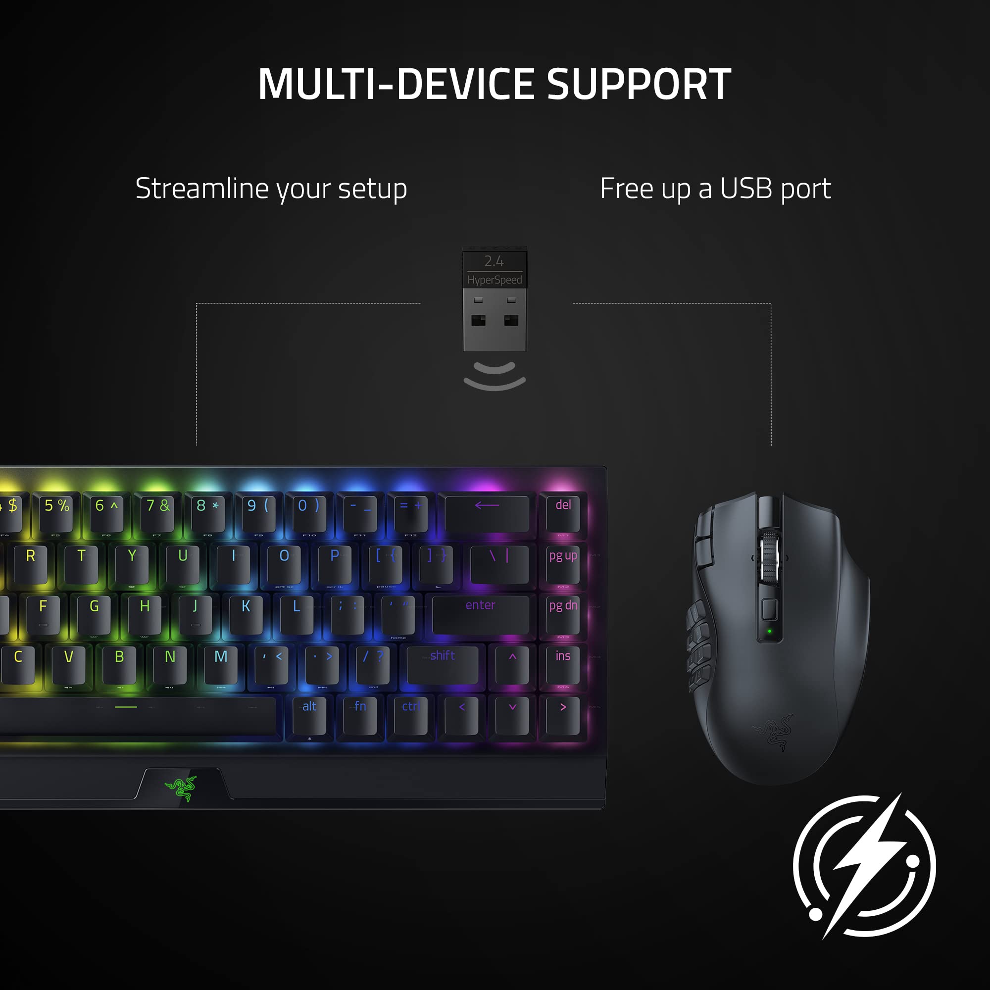 Foto 7 pulgar | Ratón Razer Naga V2 Hyperspeed Wireless Mmo Gaming - Venta Internacional