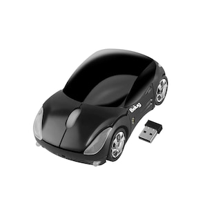 Foto 1 | Ratón Inalámbrico Belug 2,4g Con Forma De Coche Deportivo Ferrari Negro