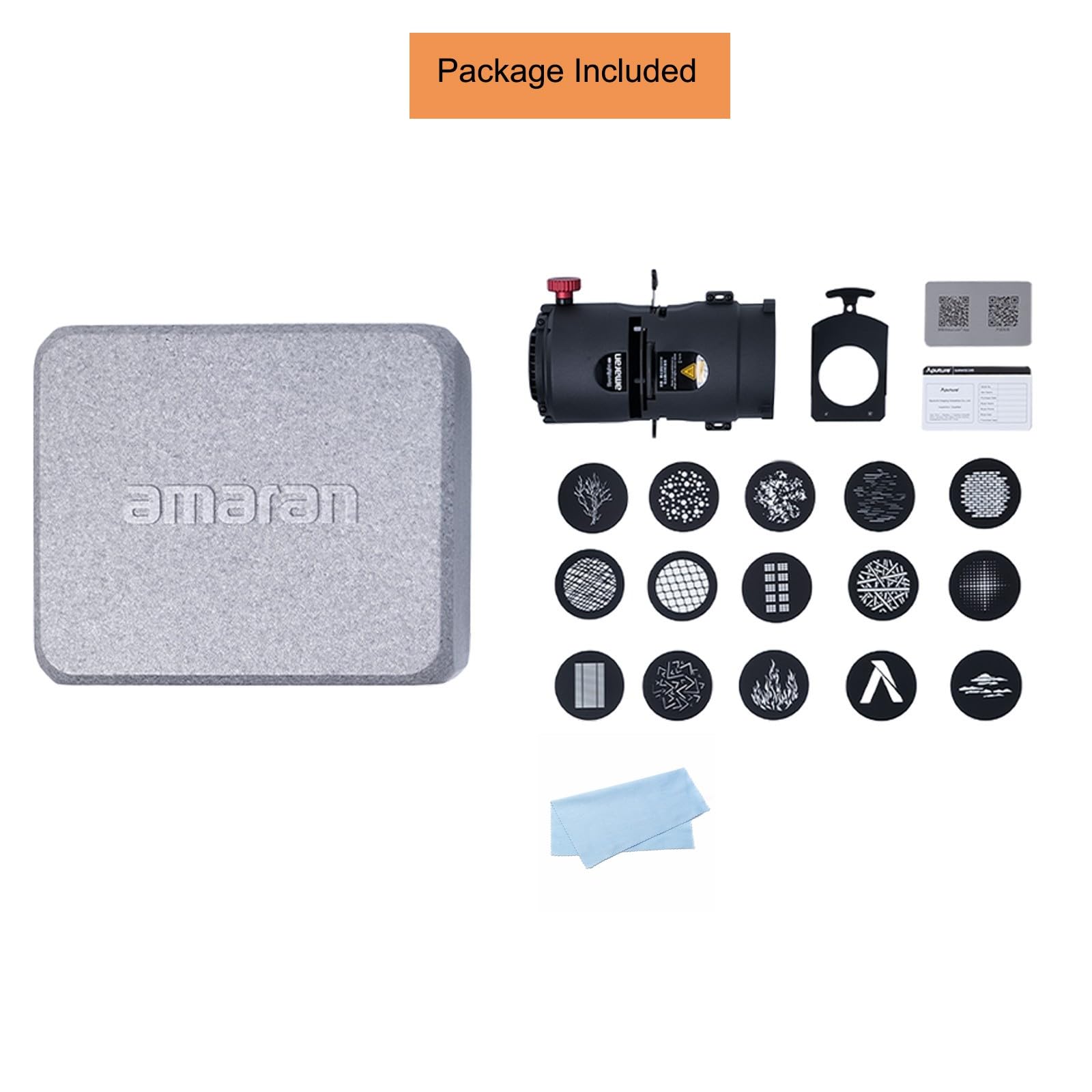 Foto 6 pulgar | Kit De Lentes De Proyección Aputure Amaran Spotlight Se 36° - Venta Internacional.