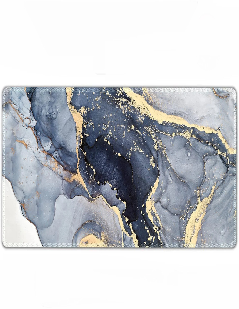 Foto 3 pulgar | Mouse Pad Gamer 80x30cm Profesional Azul Marino + Termo Güish
