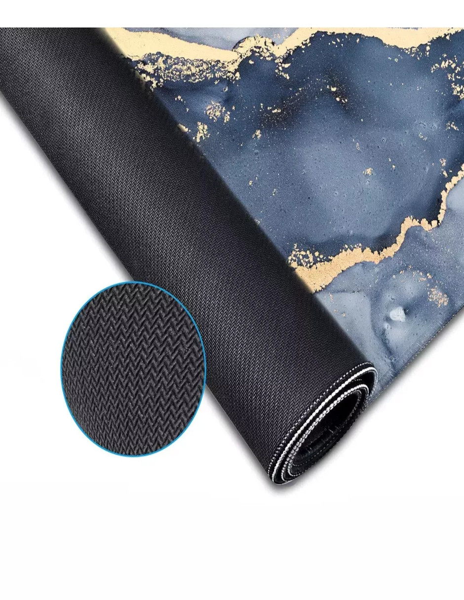 Foto 6 pulgar | Mouse Pad Gamer 80x30cm Profesional Azul Marino + Termo Güish