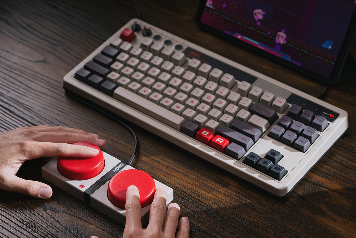 Foto 3 pulgar | Teclado Retromecánico Bluetooth De 8 Bitdos/2.4g/usb-c - N - Venta Internacional.